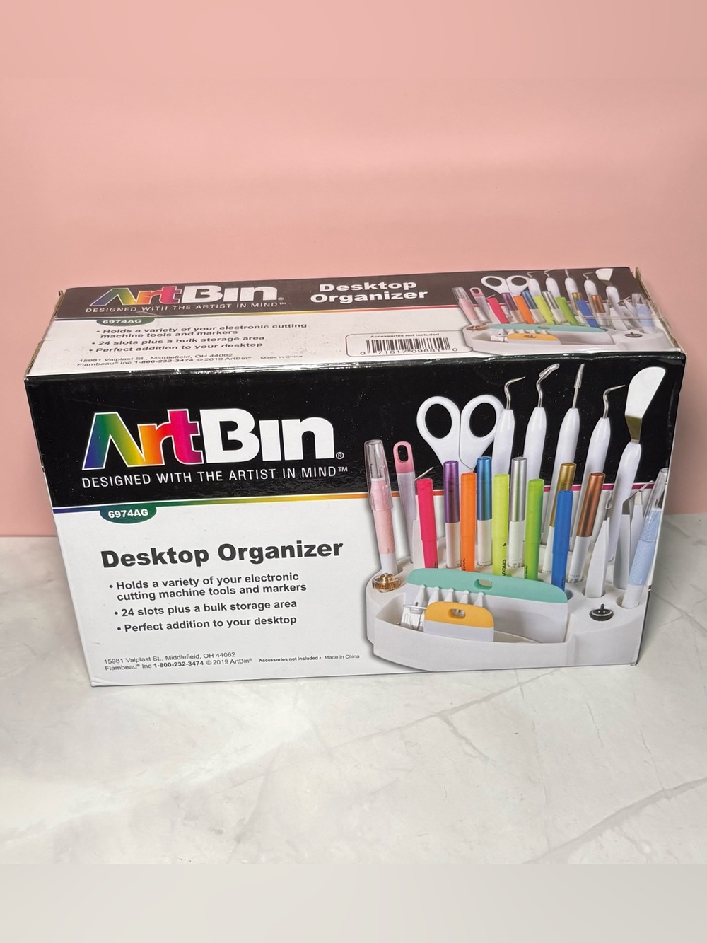 🎨 ArtBin Desktop Organizer 24 Slot Craft Tool Storage 6974AG